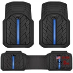 Rubber Floor Mats For Cars, Full Sets Deepdish,universal Black Blue. Fixed Price $58.36.
