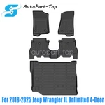 Floor Mats+trunk Cargo Liner Tpe For 2018-2025 Jeep Wrangler Jl Unlimited 4DOOR. Fixed Price $108.49.