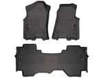 Husky Weatherbeater Floor Liners Fit 19-24 Dodge Ram 1500 Quad FRONT/2ND 3PC Blk. Fixed Price $149.99.