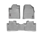 Weathertech Floorliner For 2009-2015 Honda Pilot 1ST & 2ND Row, Grey. Fixed Price $211.90.