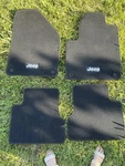 Original Jeep Cherokee Floor Mats, Never Used New Black 1UB86DX9AD. Fixed Price $49.00.