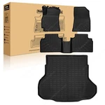 Front & 2ND Floor Mats+trunk Cargo Liner Set Tpe For 2026 Kia K4 All Weather 4X. Fixed Price $123.75.