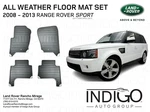 2008-2013 Range Rover Sport All Weather Rubber Floor Mats Set Of 4 VPLSS0678. Fixed Price $270.50.