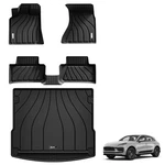 3W Floor Mats & Cargo Liner For 2014-2025 Porsche Macan All Weather Tpe. Fixed Price $169.99.
