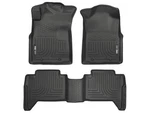 Husky Weatherbeater FRT/2ND Row Mats 3P Incl Footwell Cvg Fits 05-15 Tacoma Blk. Fixed Price $149.99.