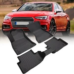 3D Tpe Floor Mats For 2017-2024 Audi A4 Quattro Allroad S4 Black 3PCS. Fixed Price $69.99.