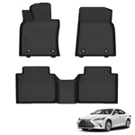 Floor Mats Liner Carpets For 2019-2025 Lexus ES300H Tpe Rubber All Weather 3PCS. Fixed Price $65.99.