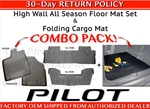 Genuine Oem Honda Pilot High Wall Season Floor Mat Set & Folding Cargo. Fixed Price $370.30.