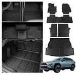 Bomely Floor Mats Compatible With 2019-25 Toyota RAV4 Cargo Trunk Mat(open Box). Fixed Price $40.00.
