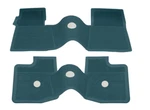 Oer Dark Green Bow Tie 2 Piece Rubber Floor Mat Set For 1961-1964 Bel Air Impala. Fixed Price $429.98.