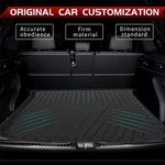Rear Cargo Boot Tray Liner Mat Black All-weather For 2007-2015 Lincoln Mkx. Fixed Price $39.20.