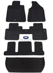 2009-2017 Chevrolet Traverse Premium All Weather Floor Mats Complete Set Ebony. Fixed Price $5269.74.