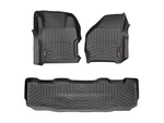 Weathertech Floorliner 1999-2007 Ford Super Duty 1ST & 2ND Row, Black. Fixed Price $211.90.