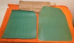 1959 1960 Mercury Monterey Montclair Park Lane Nos Dark Green Rear Floor Mats. Fixed Price $399.00.