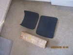 Nos General Motors Blue Rear Floor Mats-part Number 998839. Fixed Price $15.00.