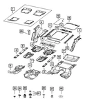 Mopar 82215200AC Premium Carpet Floor Mats Fits- 2018-2025 Jeep Wrangler. Fixed Price $278.99.