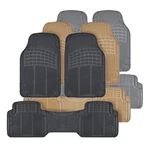 Rubber Floor Mats Car All Weather Heavy Duty Liners Black Beige Gray. Fixed Price $35.63.