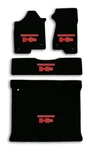 2003-2007 Hummer H2 Black Velourtex Carpet 4PC Mat Set Red Logo. Fixed Price $536.97.
