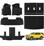 Floor Mats For Chevy Suburban/gmc Yukon Xl 7-SEATER 2021-2025 Blk 9 Pcs Full Set. Fixed Price $89.00.