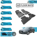 3D Molded Interior Car Floor Mat Liner For Audi A3 2012-2019 (black). Fixed Price $104.40.