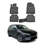 For Mazda CX-5 2017-2025 Omac 4699444 Classic 1ST & 2ND Row Black Floor Mat Set. Fixed Price $79.99.