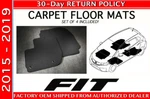 Genuine Honda Fit Hatchback Factory Oem Carpet Floor Mats 2015 - 2019. Fixed Price $393.83.