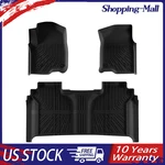 3PCS/SET Car Floor Mats For Chevy Silverado/gmc Sierra 1500 2019-2025 Crew Cab. Fixed Price $96.31.