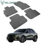 Fits 19-25 Audi Q3 F3 Floor Mats Gray Nylon Liners Carpets 4PCS. Fixed Price $36.99.