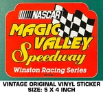 Magic Valley Speedway Winston Racing - Vintage Original Vinyl Decal Sticker. Fixed Price $9.45.