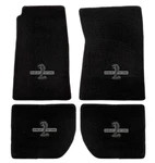 New! 1965 - 1973 Mustang Floor Mat Black Shelby GT350 Embroidered Logo On All 4. Fixed Price $225.99.