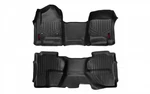 Rough Country 1ST & 2ND Row Floor Mats For Silverado Sierra 1500 2500HD Ext. Cab. Fixed Price $179.95.