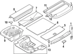 Genuine Nissan Floor Carpet 84904-5MP1A. Fixed Price $385.19.