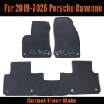 For 2019 2020 2021 2022 Porsche Cayenne Front & 2ND Floor Mats Carpet Velour 3X. Fixed Price $24.15.