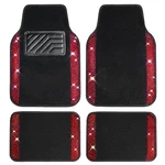 Bling Diamond Floor Mats, Shining Rhinestone Carpet Sparkly Red. Fixed Price $44.26.