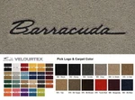 Lloyd Mats Velourtex Plymouth Barracuda Custom Pc Floor (1967-1974). Fixed Price $195.99.