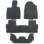 Custom-fit For 2023-2026 Honda Pilot Premium All-weather Rubber Floor Mats Fr.... Fixed Price $108.24.