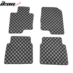 Fits 11-14 Hyundai Sonata Floor Mats Non-slip Carpets Checkered Black Gray Plaid. Fixed Price $62.99.