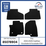 Oem 2021-2025 Cadillac Escalade/esv Carpet Floor Mats Black Gm 85078904. Fixed Price $57.41.