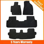 Velour Row Floor Mats Carpet Black For 2009-2013 Toyota Highlander 7-PASSENGER. Fixed Price $31.79.