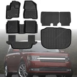 Tpe Floor Mats+trunk Cargo Liner+backrest 2010-2019 Ford Flex 7 Seats. Fixed Price $209.99.