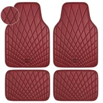 Pass Luxury Faux Leather Floor Mats For Cars, Waterproof All Weather .... Fixed Price $62.54.