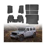 Floor Mats & Cargo Liner For 2018-2025 Jeep Wrangler Jl Unlimited 4X4 Door .... Fixed Price $127.43.