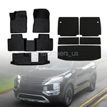 Tpe Floor Mats/trunk Liners+backrest Fits 2022-2025 Mitsubishi Outlander. Fixed Price $121.59.