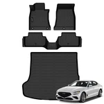Jenofa-floor Mats For Genesis G70 Rwd 2019-2025 Cargo Custom Fit.... Fixed Price $243.08.