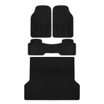 Bdk Proliner All Weather Rubber Auto Floor Mats And Trunk Cargo Liner, Black. Fixed Price $54.99.