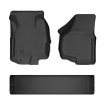 Husky Classic Black Front & Rear Floor Mat Liners Set 00-05 Ford Excursion. Fixed Price $173.78.
