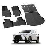Lasfit Full Set Floor Mats + Cargo Liner Seatback For Lexus Nx 2022-2026. Fixed Price $200.00.