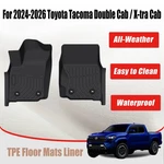 Floor Mats Liners Carpet Tpe For 2024-2026 Toyota Tacoma Double Cab / X-tra. Fixed Price $52.49.