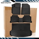 All Weathe Floor Mats & Rear Cargo Liners For Kia Seltos 2021-2026 1ST 2ND Row. Fixed Price $79.95.