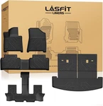 Lasfit Floor Mat For Hyundai Santa Fe 2024-2026 6-SEAT All Weather Tpe Cargo. Fixed Price $114.00.